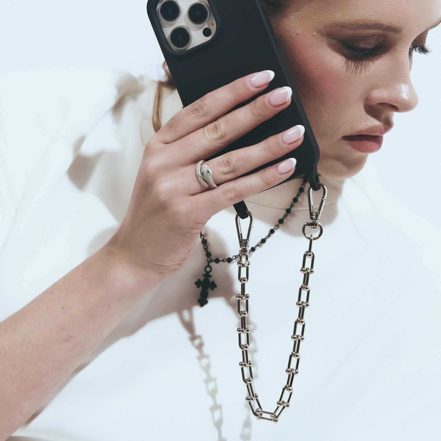 01 Phone Chain Set Black - Image 3