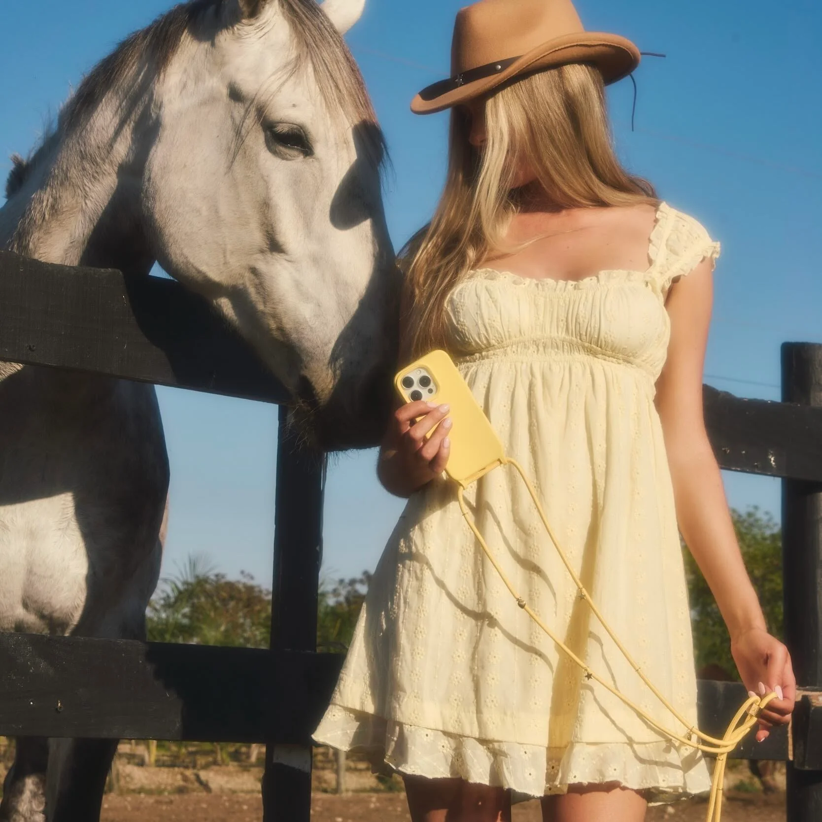 Cairo Phone Strap Set Butter Yellow - Image 3