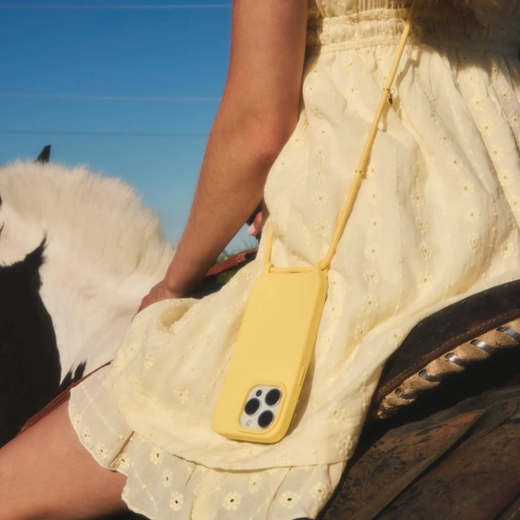 Cairo Phone Strap Set Butter Yellow - Image 5