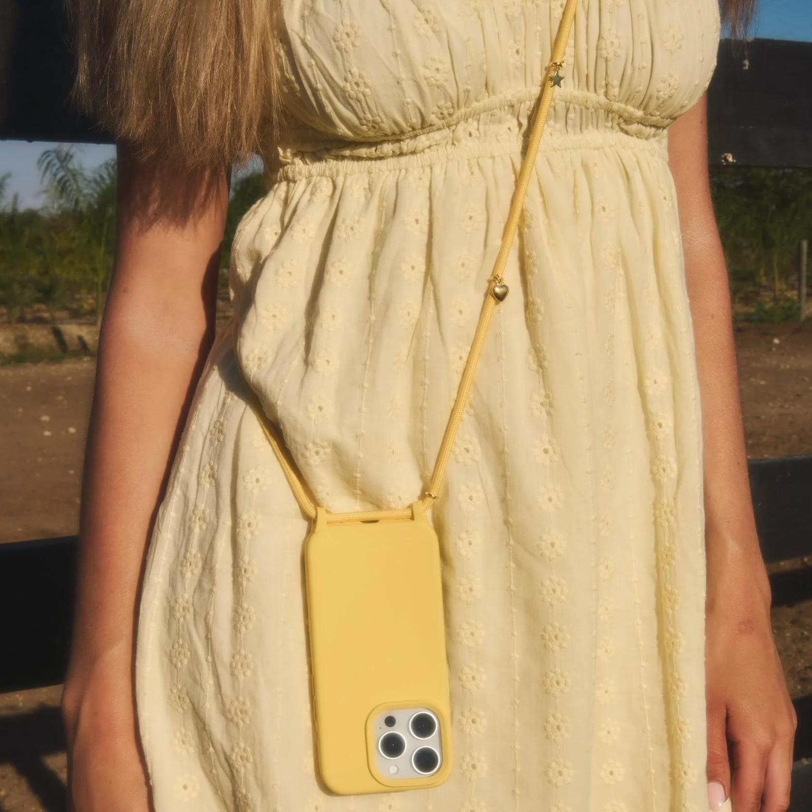 Cairo Phone Strap Set Butter Yellow - Image 6