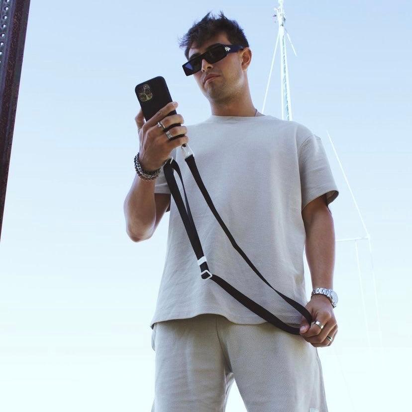 Carabiner Phone Strap Black - Image 3