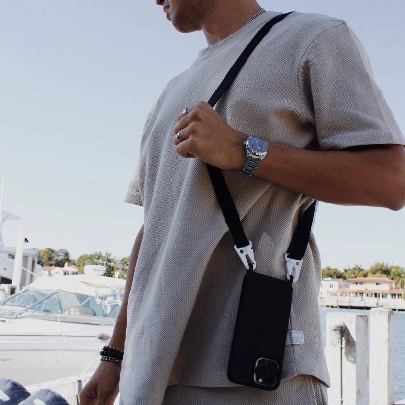 Carabiner Phone Strap Black - Image 5