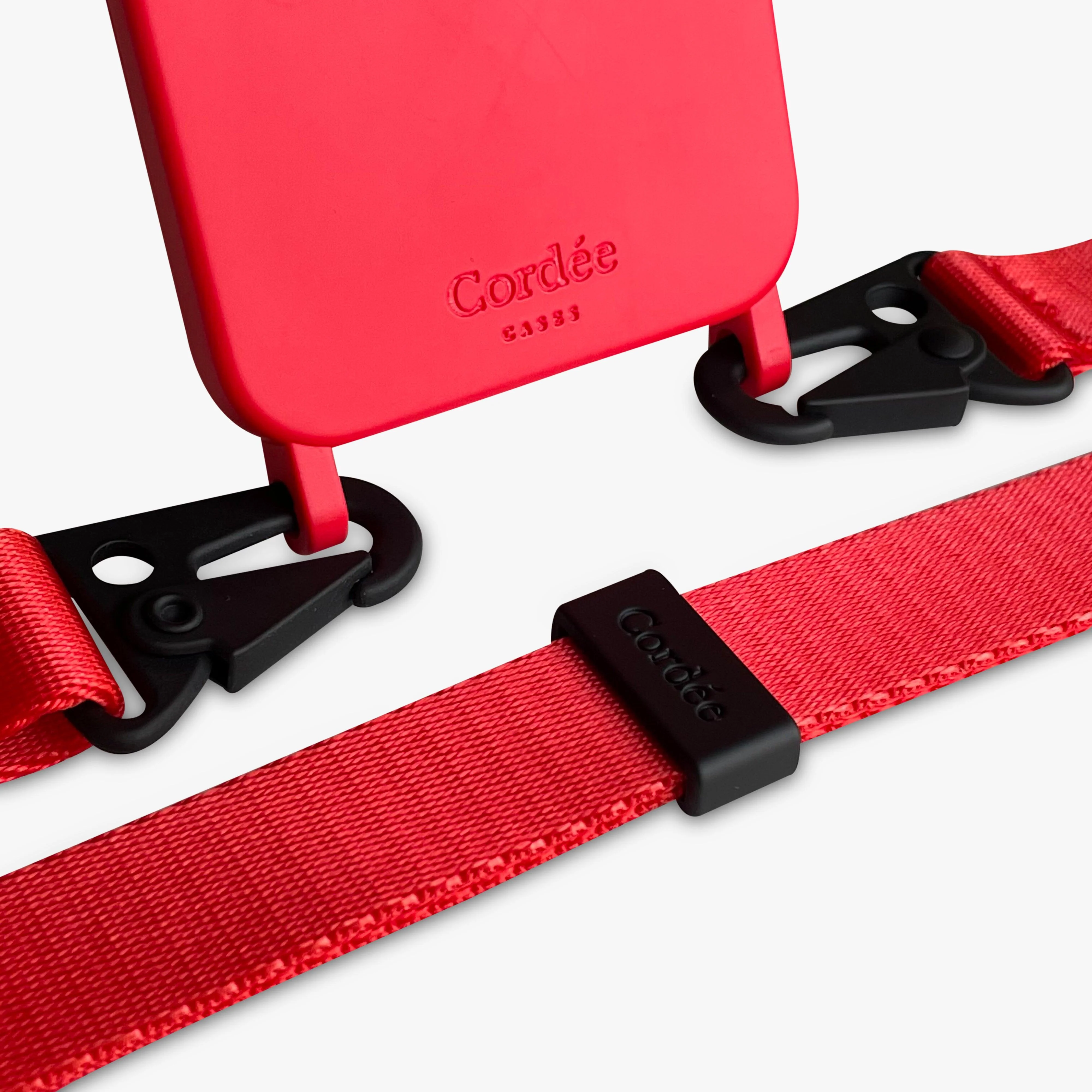Carabiner Phone Strap Set Red - Image 3