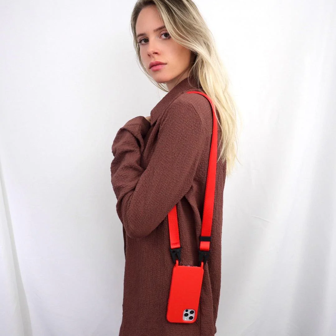 Carabiner Phone Strap Set Red - Image 4