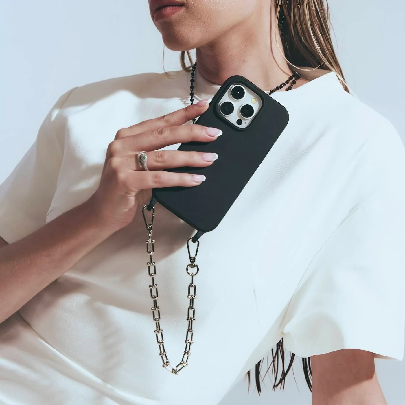 01 Phone Chain Set Black - Image 5